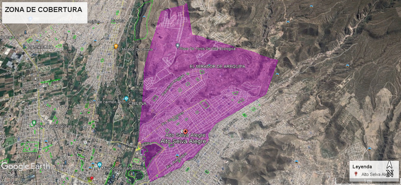 ZONA DE COBERTURA